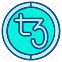 Tezos Symbol Crypto Coin Currency Icon