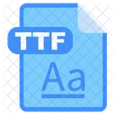 Ttf Arquivo Documento Ícone