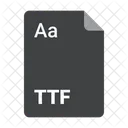 File Format Ttf Icon