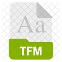 Tfm File Format Icon