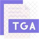 Tga Format Type Icon