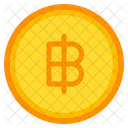 Thai Baht Coin Currency Icon