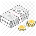 Thai Baht Paper Currency Banknote Icon