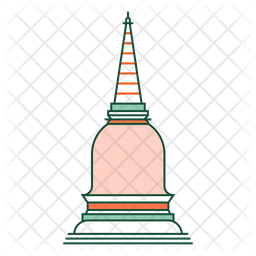 Thai pagoda Icon