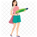 女性、タイ、ソンクラーン アイコン