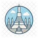 Thailand Famous Building Landmark Icon