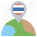 Thailand Location  Icon