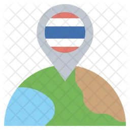 Thailand Location  Icon