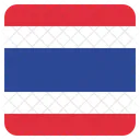 Thailande National Pays Icône