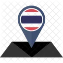 Thailande Drapeau Icône