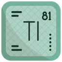 Thallium Chemistry Periodic Table Icon