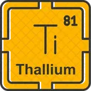 Thallium Preodic Table Preodic Elements Icono