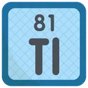 Thallium Periodic Table Chemists Icon