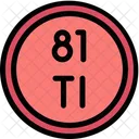 Thallium Periodic Table Chemistry Icon