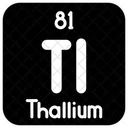 Thallium Chemistry Periodic Table Icon