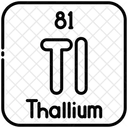 Thallium Chemistry Periodic Table Icon