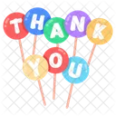 Thank You Lettering Icon