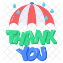 Thank You Lettering Icon