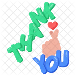 Thank sticker  Icon