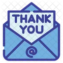 Thank You Thanksgiving Envelope Icon