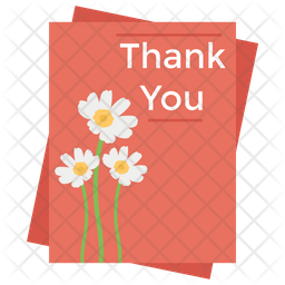 Thank You Card Icon Of Flat Style Available In Svg Png Eps Ai Icon Fonts