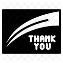 サンキューカード、カード、グリーティングカード アイコン