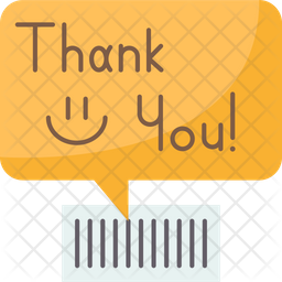 Thank You Code Icon - Download in Flat Style