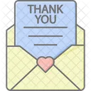 Thank you notes  Icon