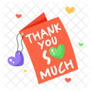 Thanks Card Greeting Card Thanks Note Icon