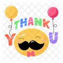 Thanks Emoticon Gratitude Emoji Thank You Icon