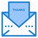 Thanks Letter Thanks Giving Document Maul Icon