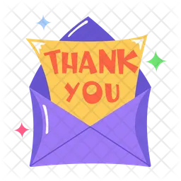 Thanks Letter  Icon