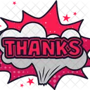 Thanks Y 2 K Geometric Icon