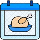 Thanksgiving Food Autumn Icon