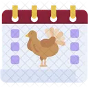 感謝祭、七面鳥、収穫 アイコン