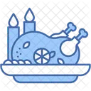 Thanksgiving Feast Turkey Icon