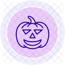 Thanksgiving Kurbis Laterne Liniensymbol Icon