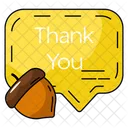 Thanksgiving Message  Icon