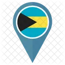 The Bahamas Flag Icon
