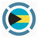 The Bahamas Flag Icon