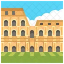 The Colosseum Italy Landmark Icon