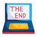 Movie End The End Laptop Icon