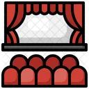 Theater Curtains Stage Icon