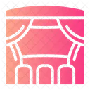 Theater Stage Curtain Icon