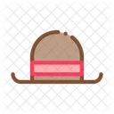 Bowler Cultural Hat Icon
