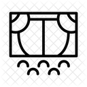 Theater Curtain Curtain Theater Icon