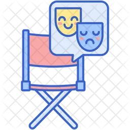 Theater Director Chair  Icon