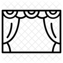 Theater Stage Curtain Icon