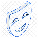 Comedy Mask Theater Mask Dramatics Icon