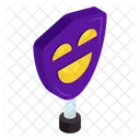 Theater Mask Carnival Mask False Face Icon